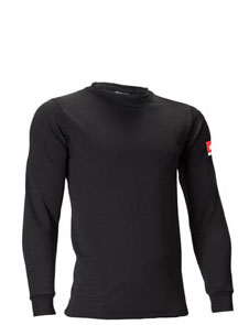 Polartec® Powerdry® no melt no drip thermal base layer shirt