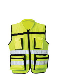 Jaguar solid and mesh HV managers vest