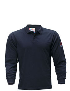  Polartec® FR long sleeve polo shirt