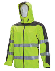  Premium Breathable HV rain jacket